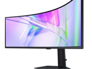 Samsung Monitor Curvo 49 pulgadas ViewFinity S9 S95UC, QLED, Curvatura 1000R, USB Tipo-C, 120Hz, Altavoz integrado, LS49C950UALXZX