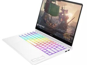 Laptop HP Gaming OMEN Transcend 14-fb0000la, Procesador Intel Core Ultra 7 155H, memoria RAM 16 GB, disco duro SSD 1 TB, pantalla 3K, de 14 pulgadas, gráficos GPU NVIDIA GeForce RTX 4060, Windows 11 Home